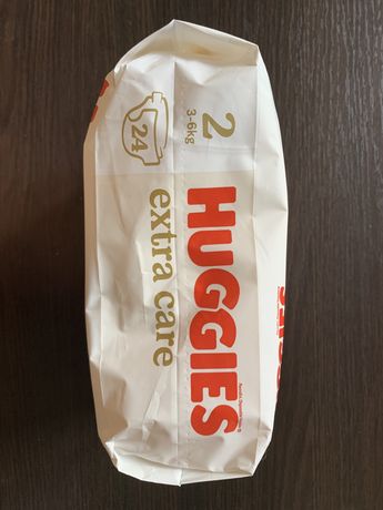 Новая упаковка памперсов Huggies 2.