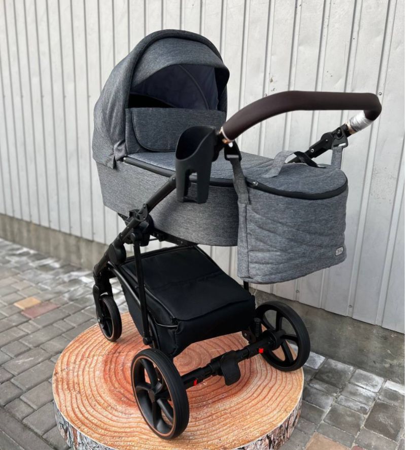 Коляска 2в1 Baby Pram Bailey Premium Graphite Textile Польща