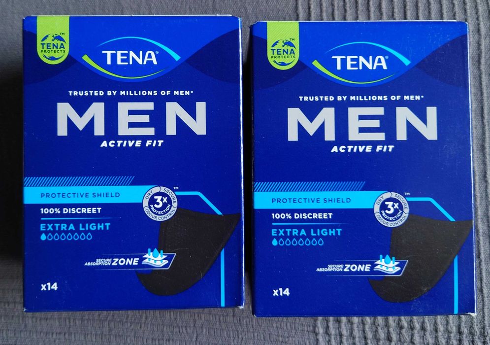Wkładki TENA Men Active Fit Extra Light 28 szt. (2 x 14)