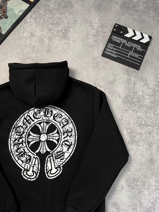 Чорне Худі Chrome Hearts з бірками