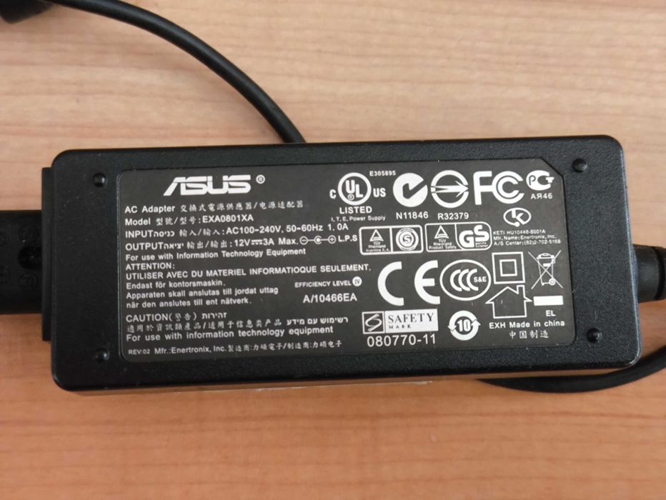 Carregador original ASUS Asus EXA0801XA 12V 3A 36W