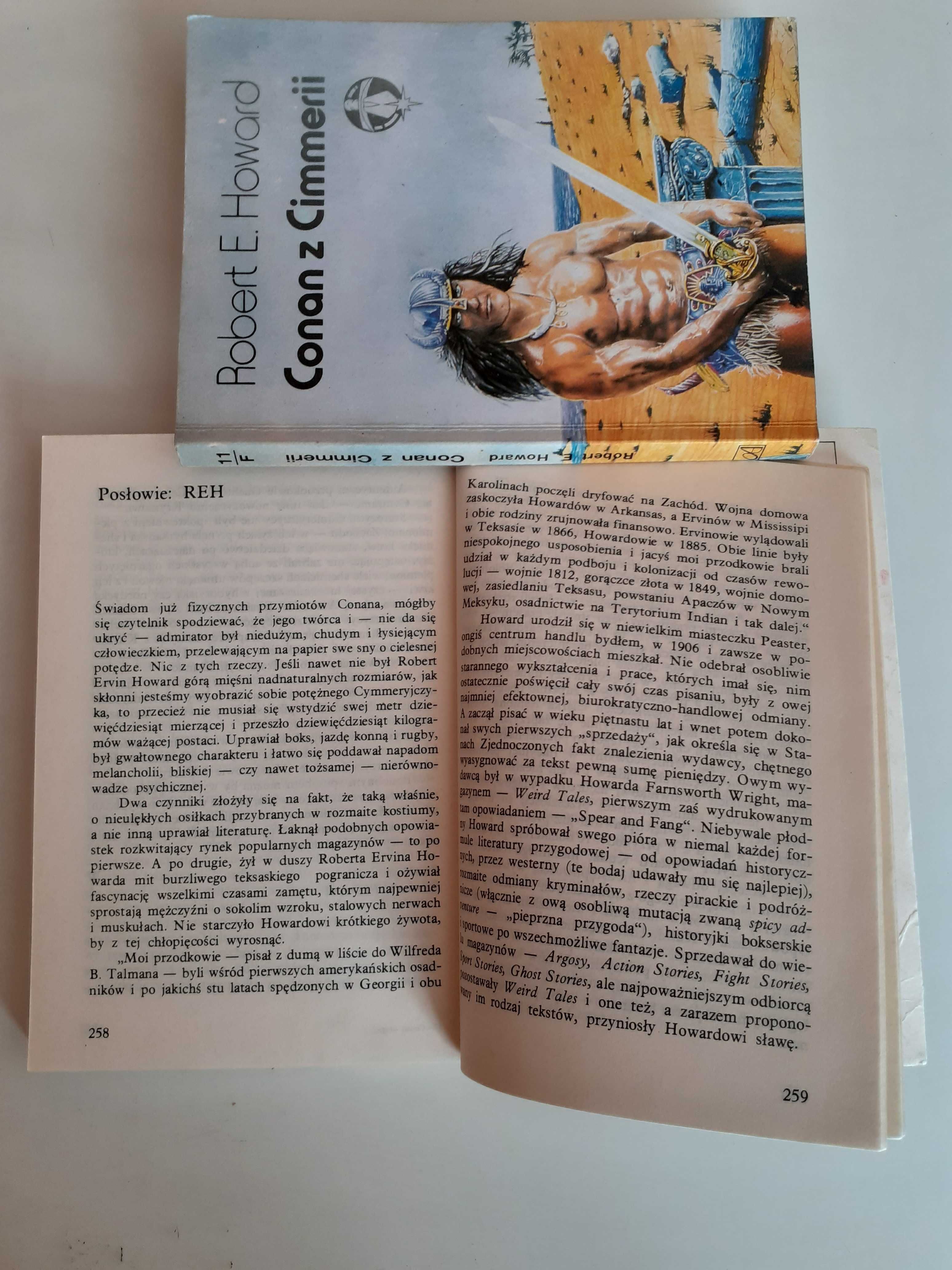 Nowa z wadą książka Robert E. Howard Conan: Droga do tronu wyd. 1988
