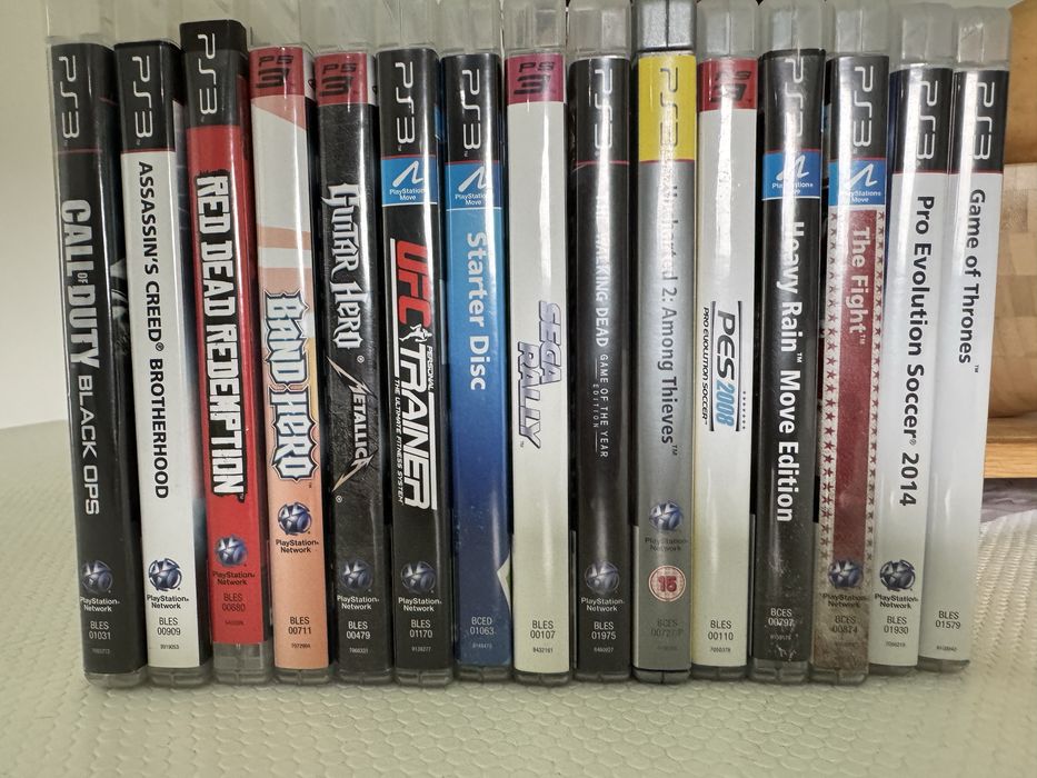 Jogos PS3 - vendo vários títulos de jogos