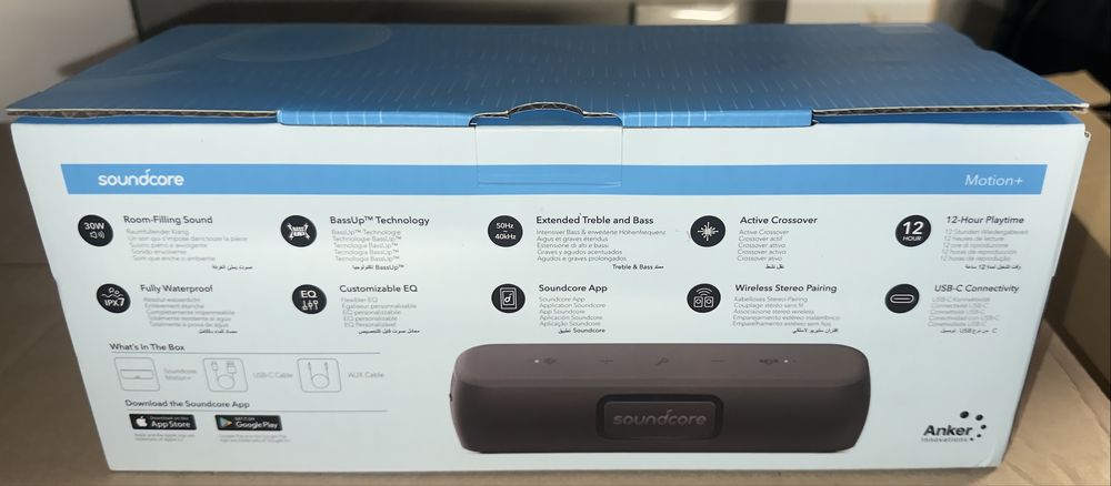 Bluetooth Колонка Anker Soundcore Motion plus. 30W, AptX,