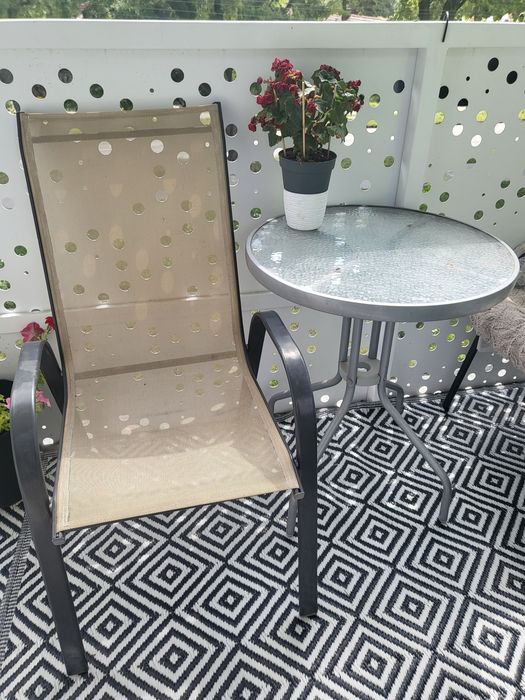 Stolik krzesło zestaw na balkon meble ogrodowedo ogrodu meble