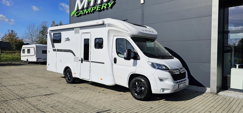 Laika KOSMO 509L KRAJOWA MAX WYPOSAŻENIE Citroen Jumper Hymer gr.  FAKTURA 23% Pierwszy właściciel Alarm Klima Solar Hak FULL Wyposażony