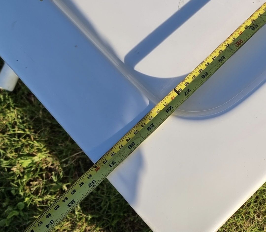 Brodzik 80 cm wysoki narozny