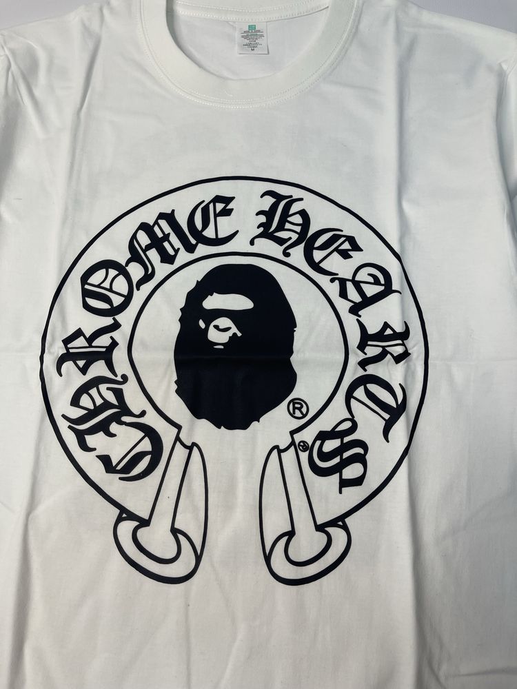 Футболка chrome hearts bape