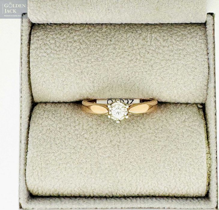 Złoty pierścionek z brylantem Apart złoto pr. 585 waga 1,91 g roz. 10