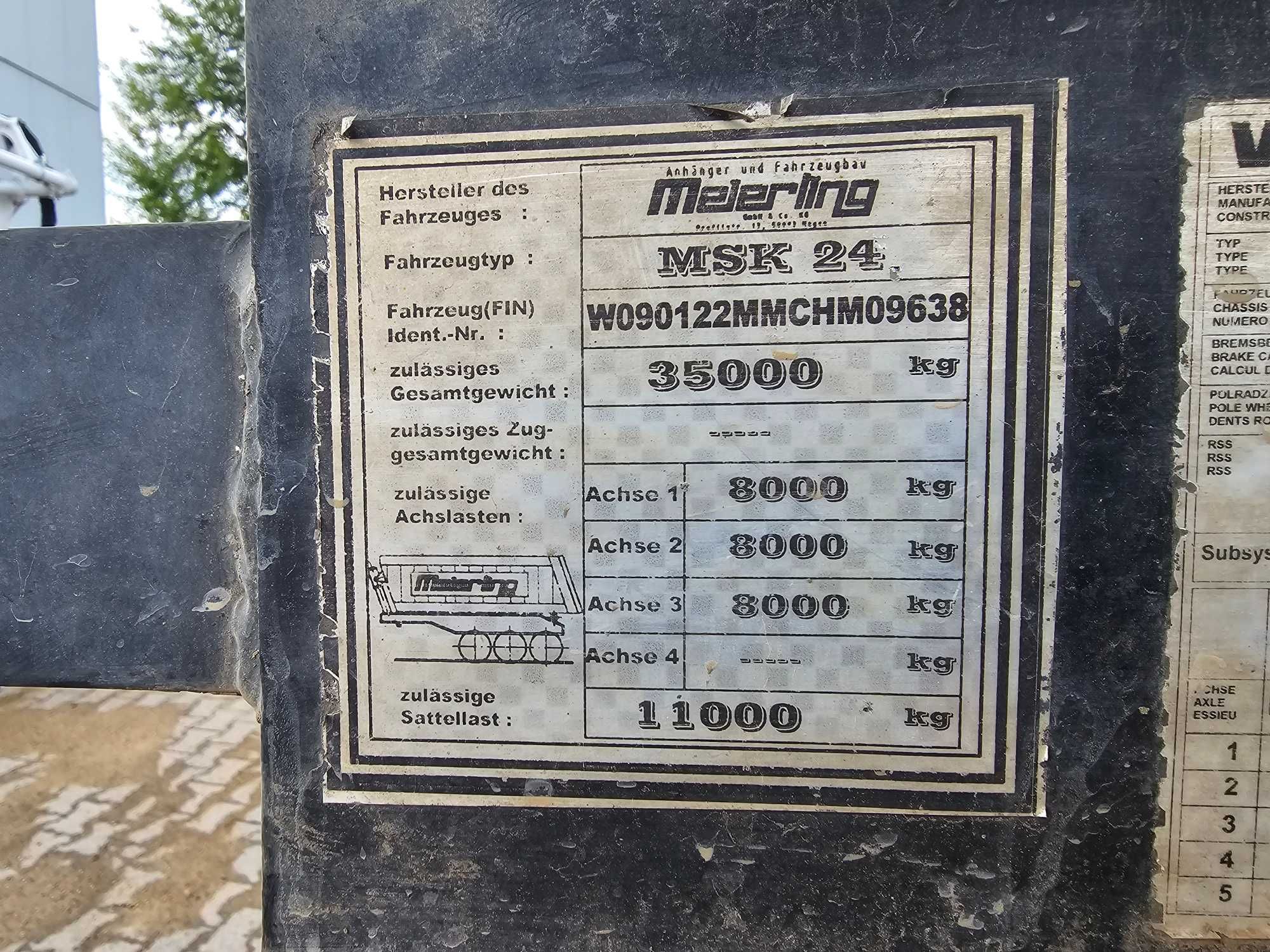 naczepa wywrotka Meierling Msk 24