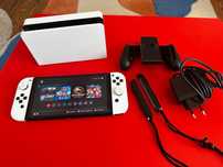 Nintendo Switch oled 64gb na gwarancji ładna