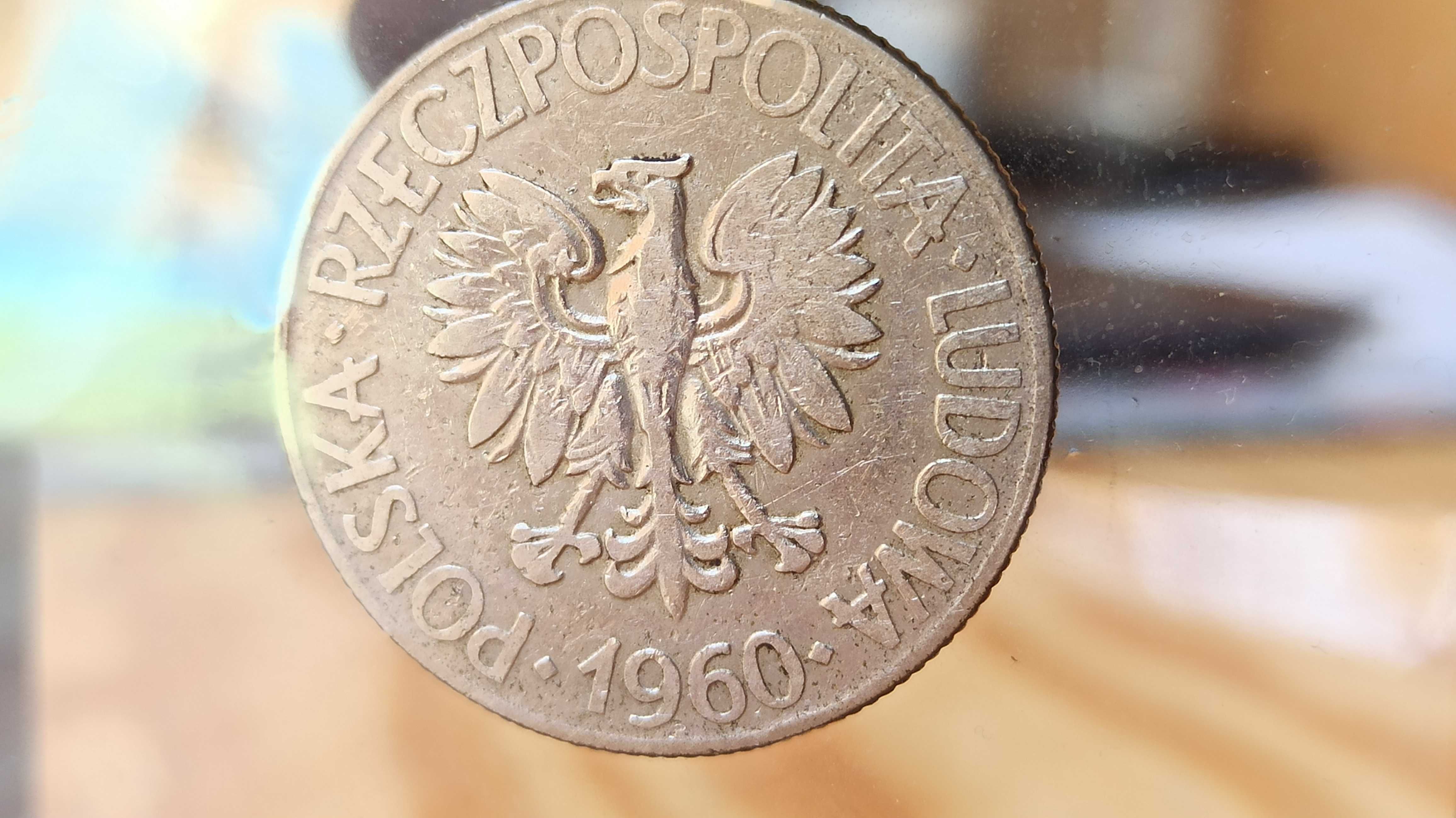 PRL, Moneta 10 złotych Tadeusz Kościuszko DUŻY 1960r / Piękna
