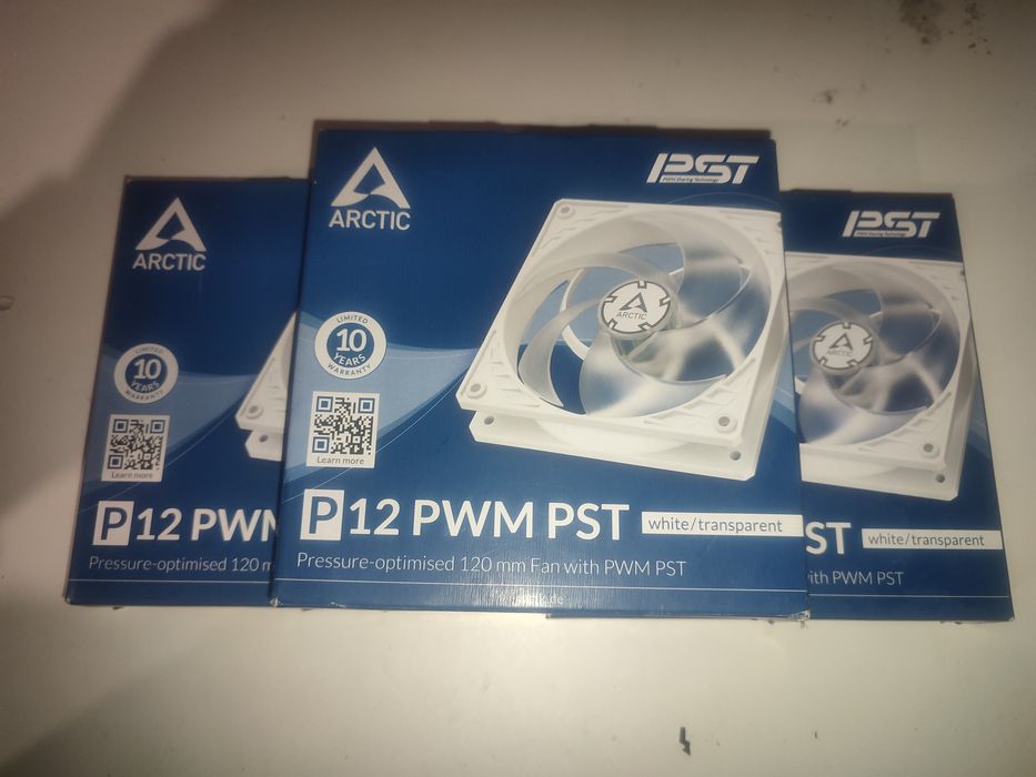 Wentylator ARCTIC P12 PWM PST  (3 sztuki)