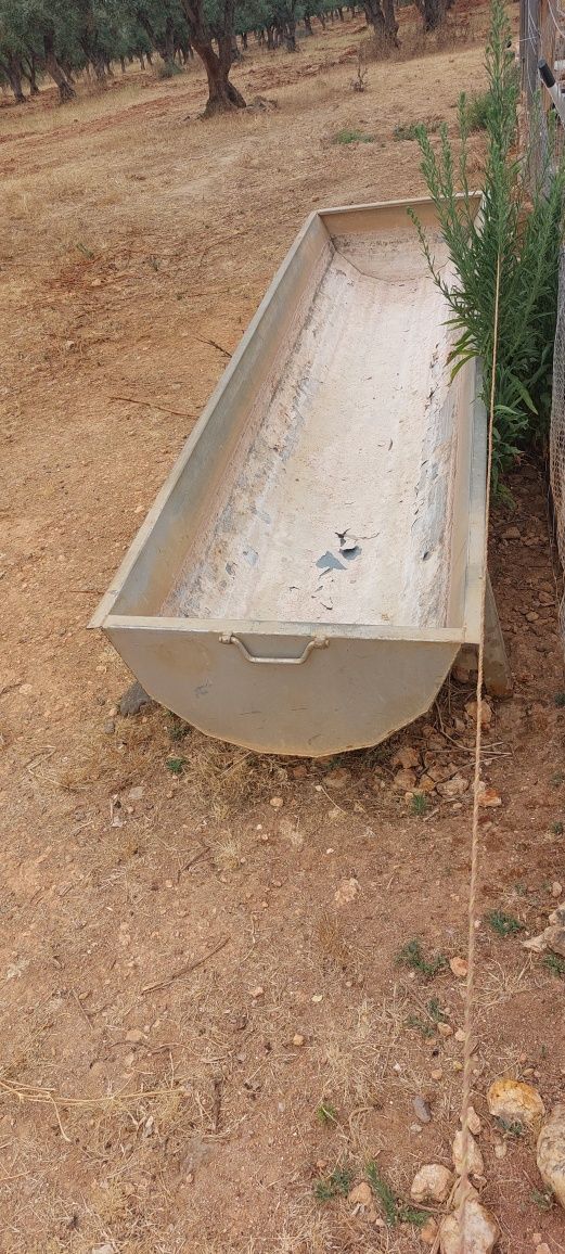 Bebedouro em chapa para animais