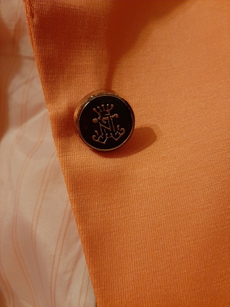 Marynarka orange S-36 piękna