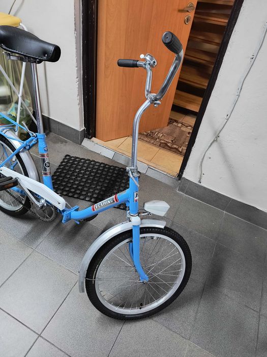 Rower składak, polski klasyk, po renowacji, FLAMING.