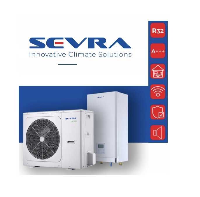 Pompa Ciepła SEV-MHPS3-10/I + SEV-HPS1-08/O Split 8 KW