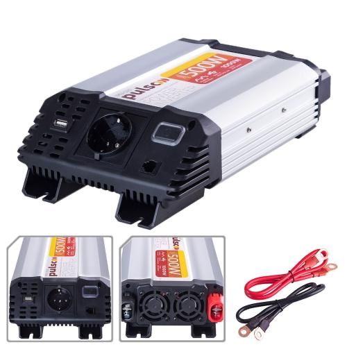 Преобразователь 12V-220V 1000W /500W +USB выход инвертор/перетворювач