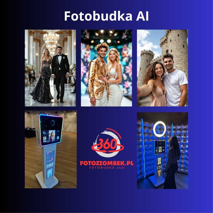 Nowość 2026 Magnesy / Fotobudka AI/ Klasyczna/ 360 /Biały Miś /Barmix