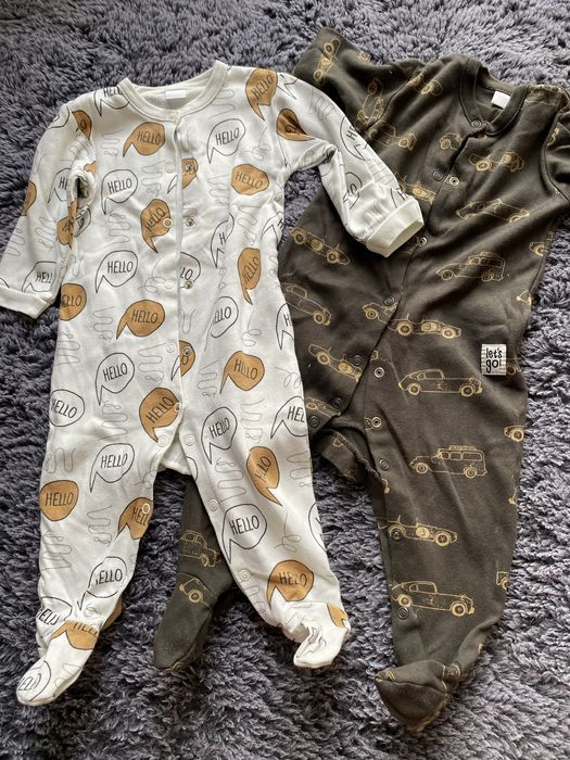 2 pajace, pajac, pajacyk, Pinokio, piżama, body, zestaw, komplet, 74
