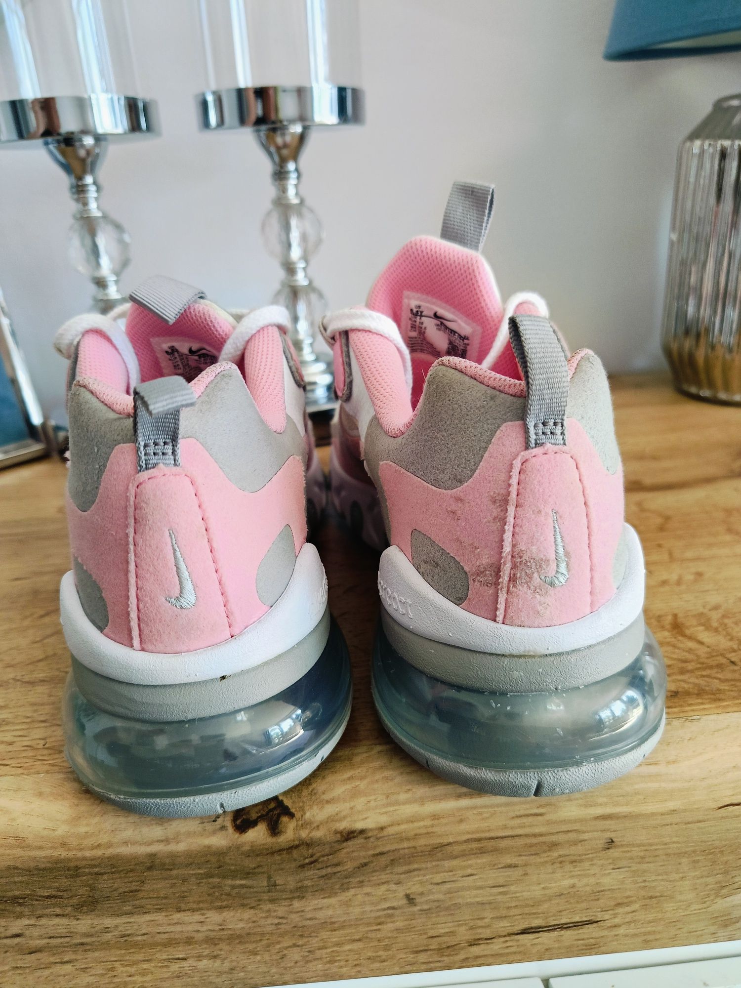 Buty Nike react air max 270 różowe 39