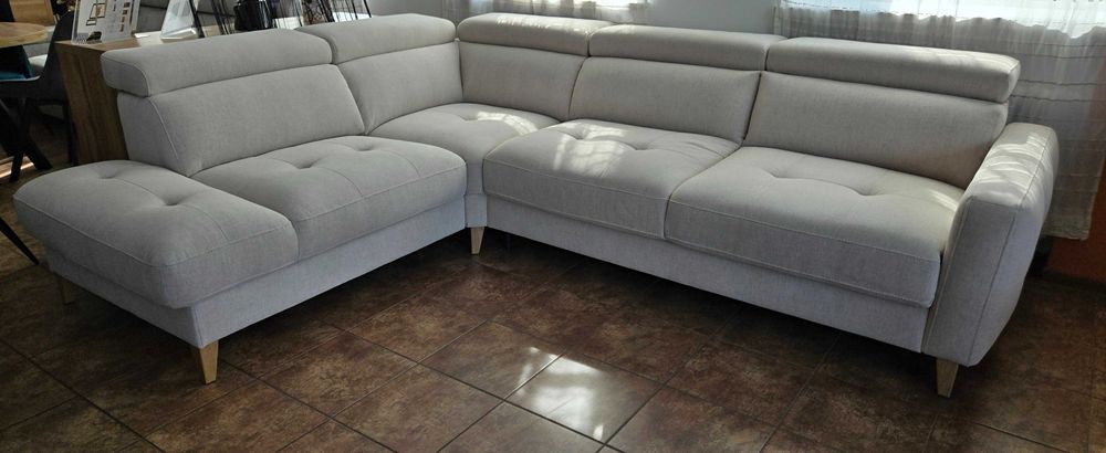 Komfortowy narożnik GOYA stelaż włoski Bydgoskie Meble 2,89x2,30