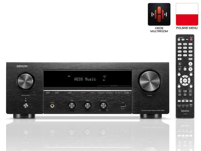 Amplituner Denon DRA-900H, Spotify, Tidal, TuneIn, Wi-Fi, Bluetooth