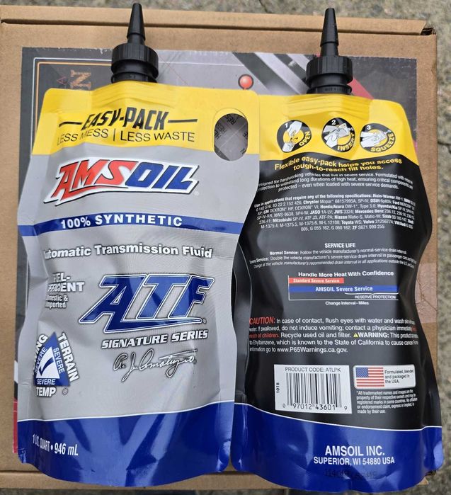 AMSOIL ATF синтетичне трансмісійне мастило для автоматичної коробки пе