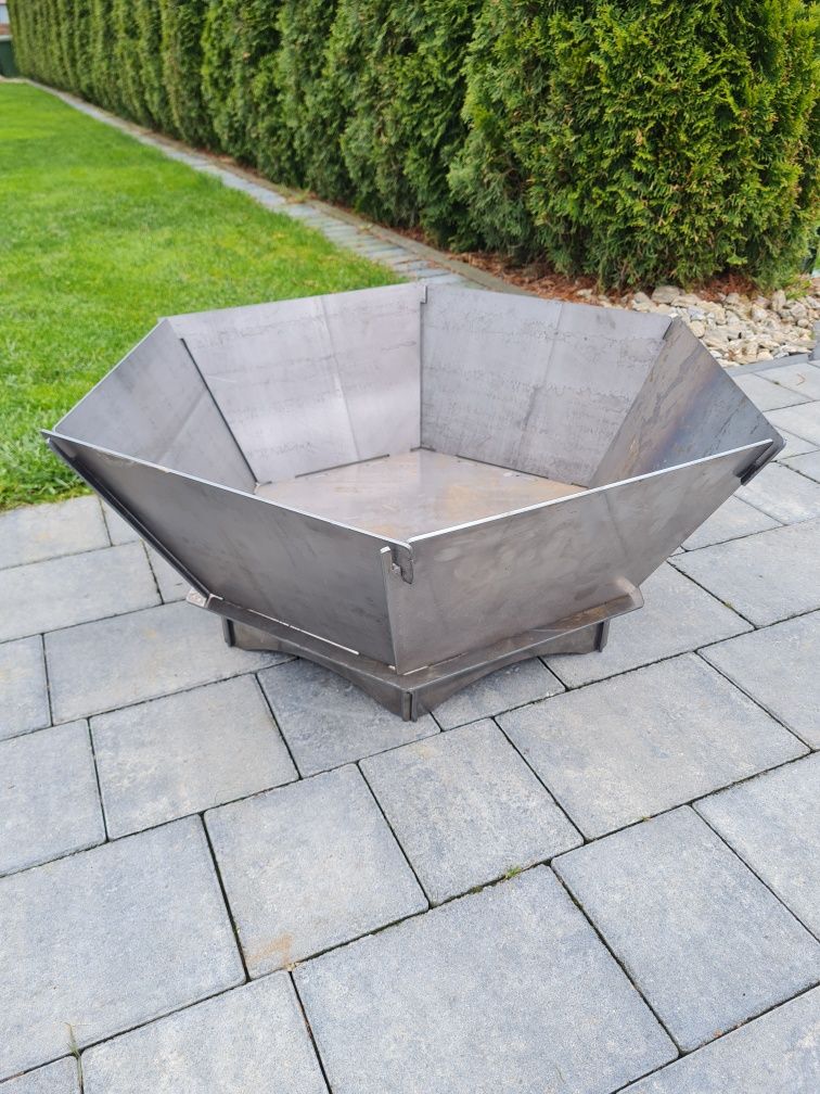 Palenisko ogrodowe składane turystyczne grill blacha 3mm  ruszt.