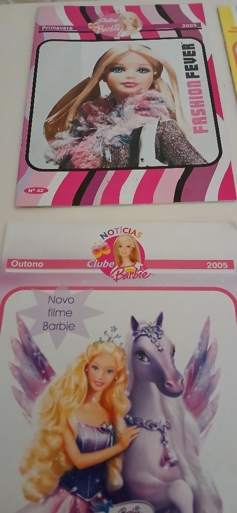 Revistas Barbie de 2005 e 2006