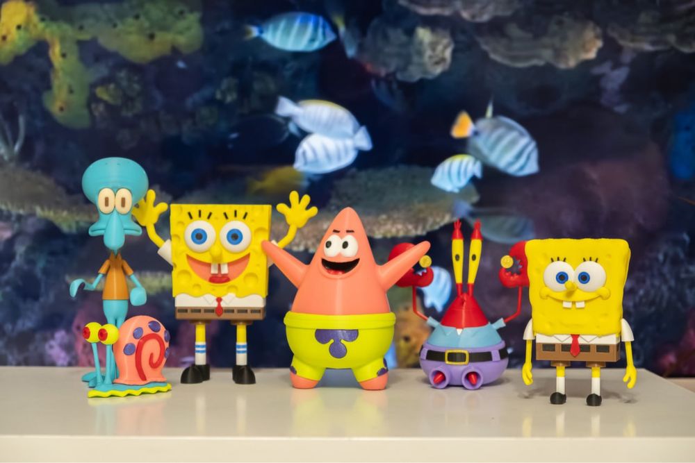 3D-фігурки «Губка Боб Квадратні Штани» Spongebob
