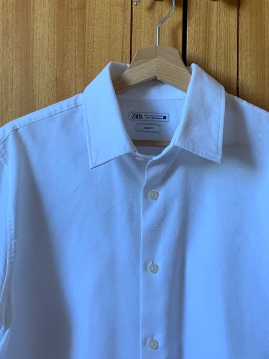 Camisa branca da ZARA SLIM FIT