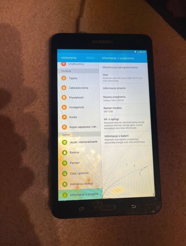 Tablet Samsung Galaxy Tab A6