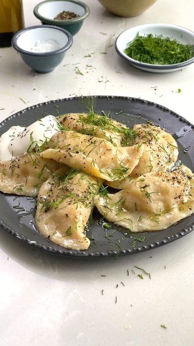 Pierogi domowe, ręcznie robione