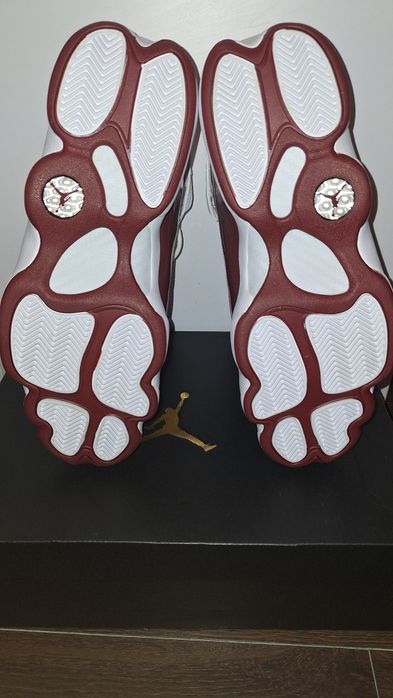 Nowe Jordan 6 Rings 46 Red Cherry Burgundy White