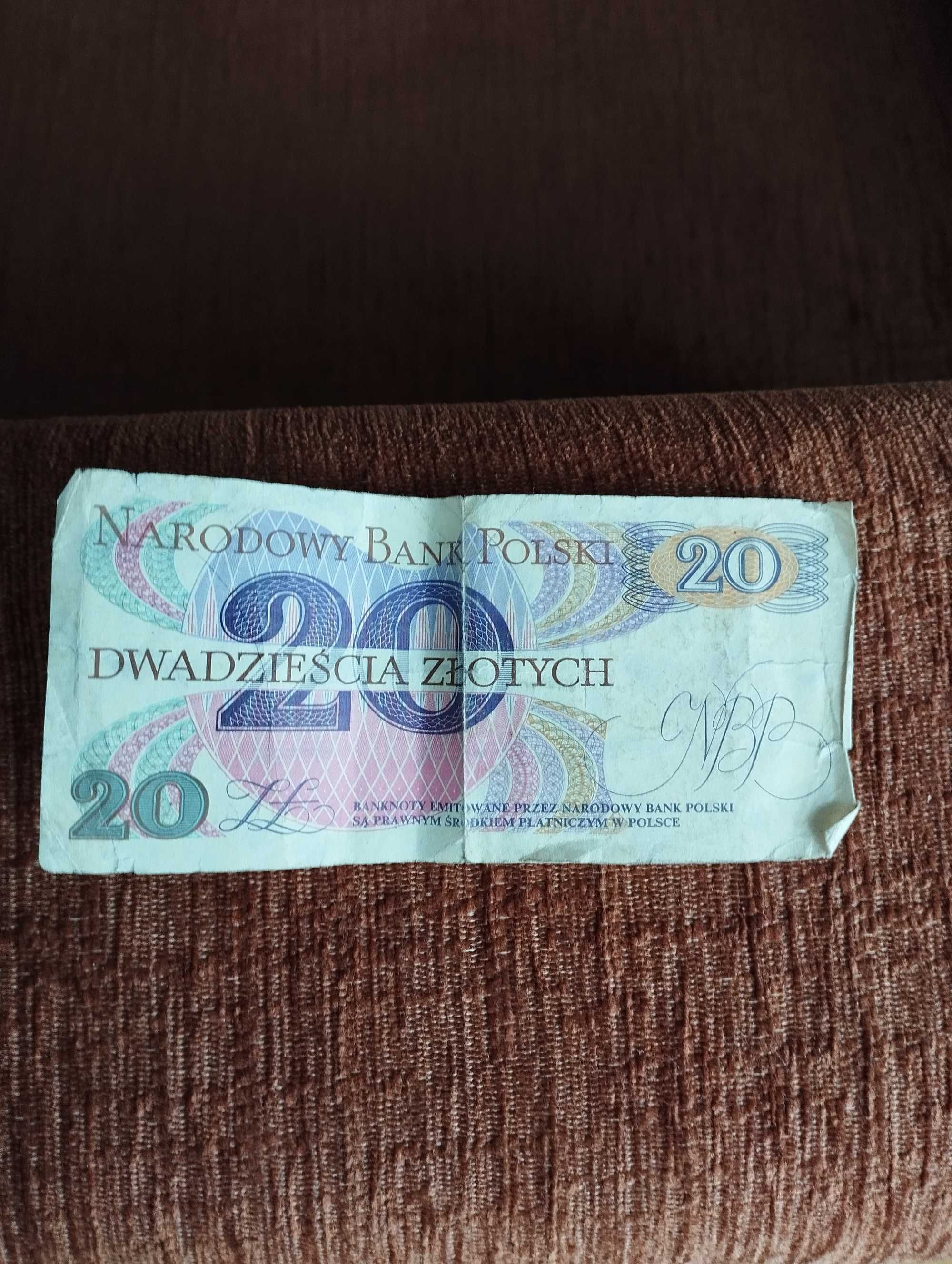 Sprzedam banknot 20zł z 1982r