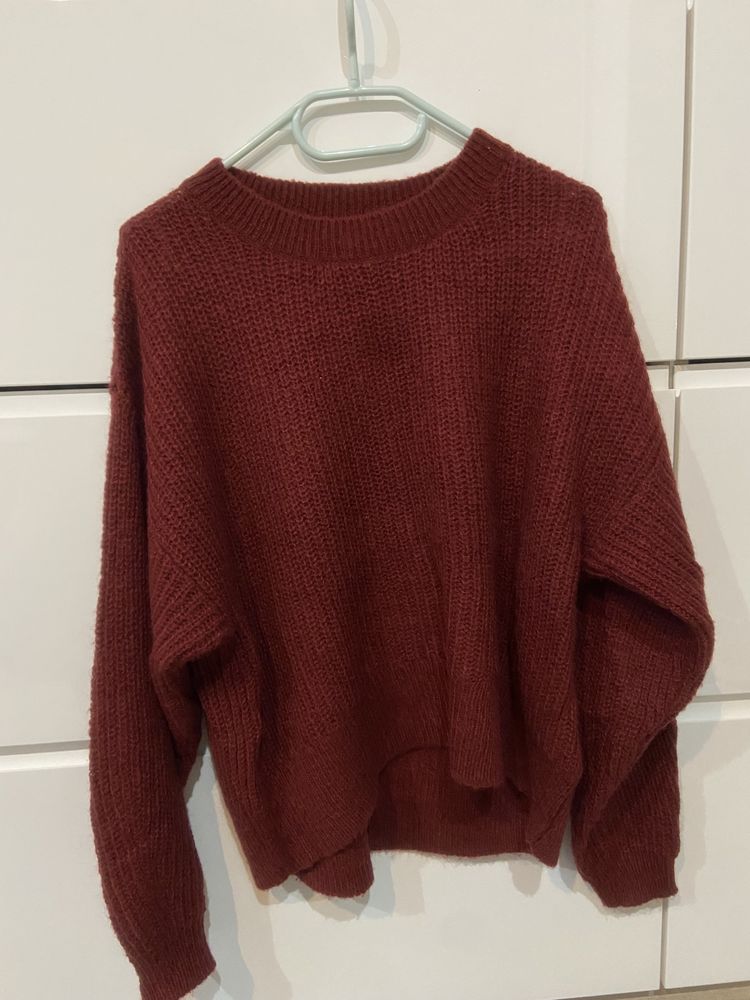 Sweter bordowy xs/s