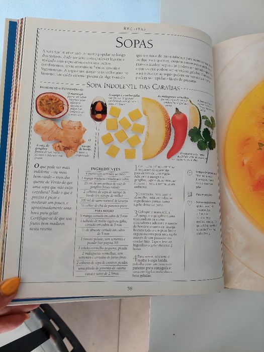 Livro Receitas vegetariana