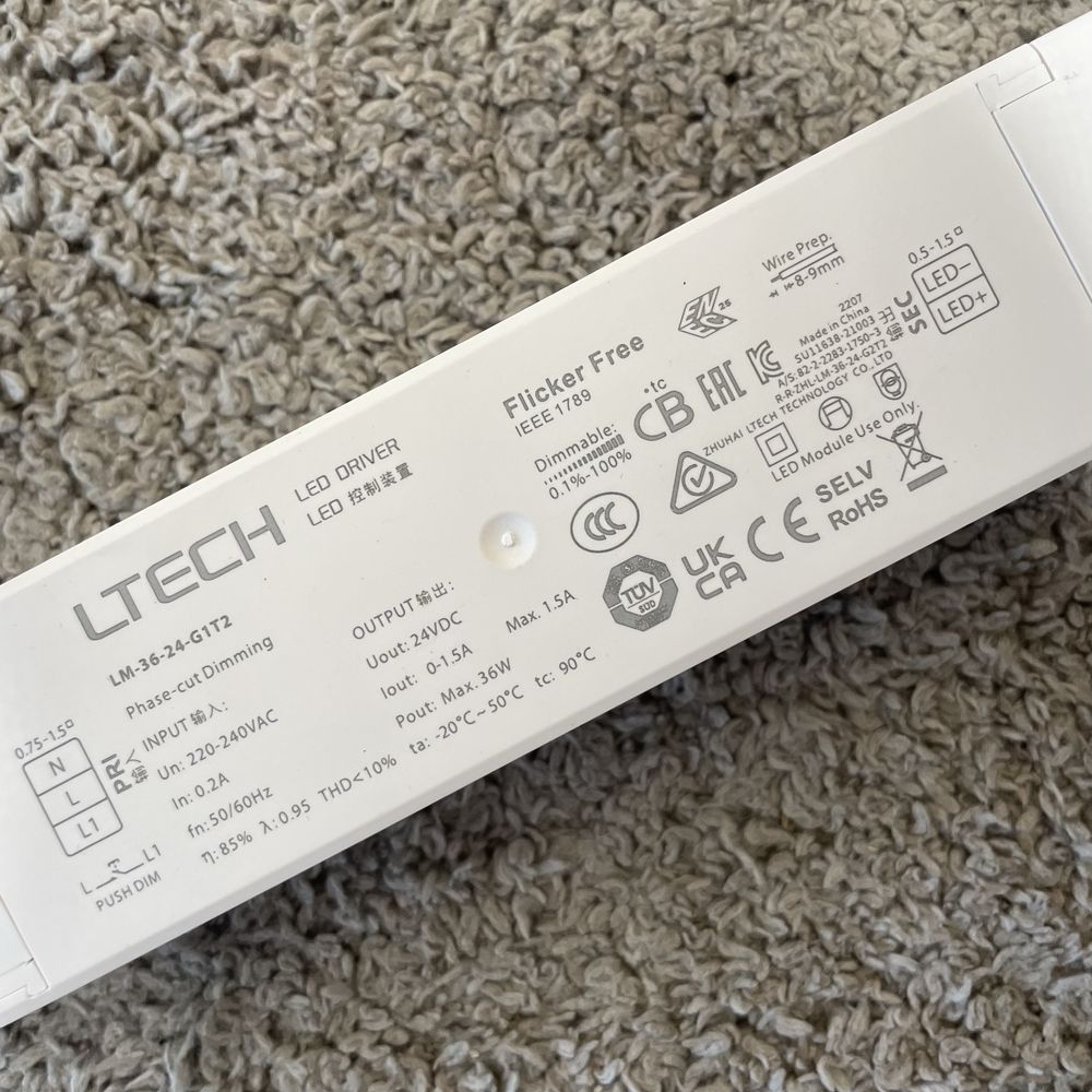 Zasilacz LED 36W 24V ściemniany fazowo i push-dim (14)