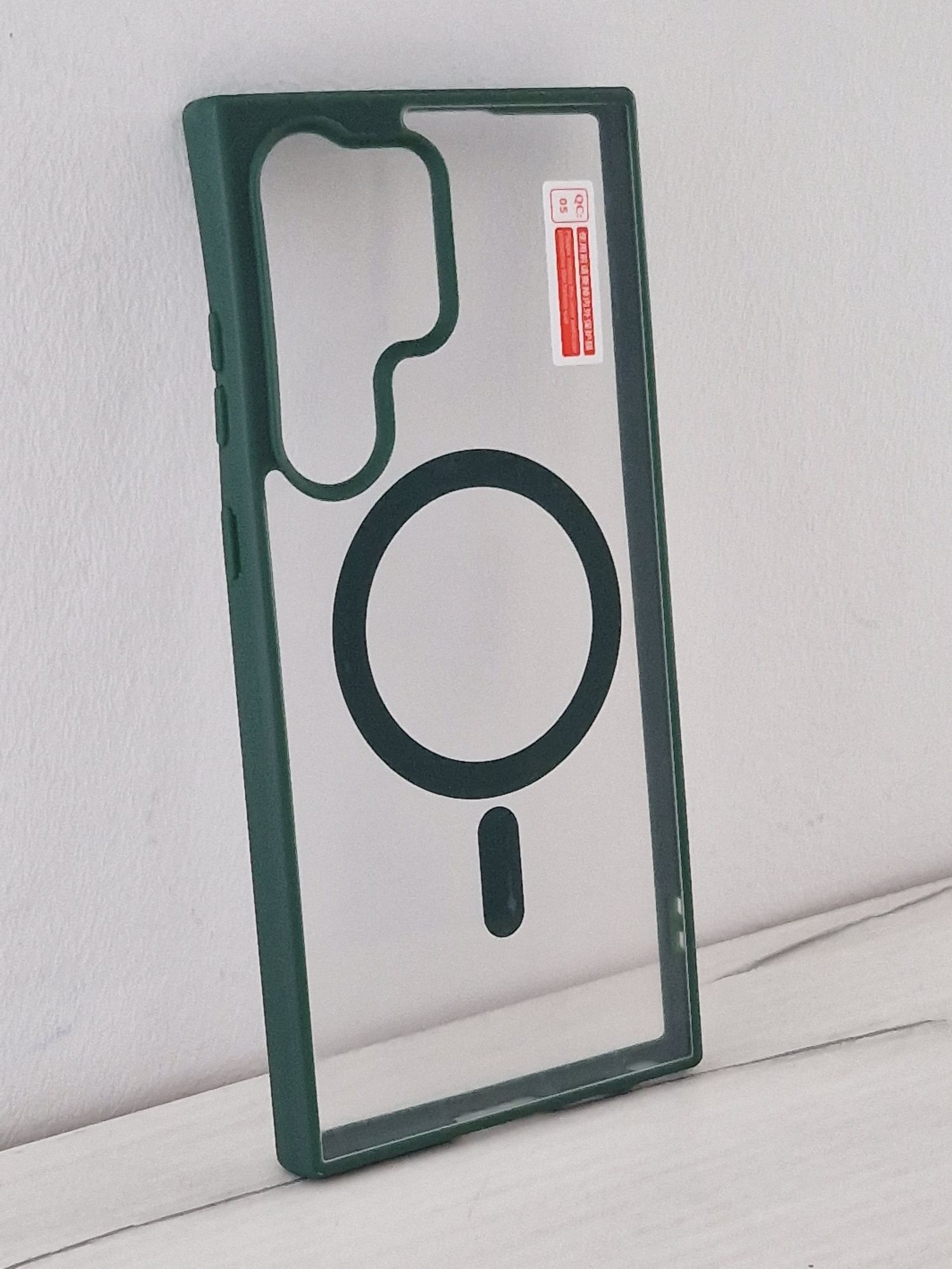Acrylic Color Magsafe Case do Samsung Galaxy S23 Ultra zielony