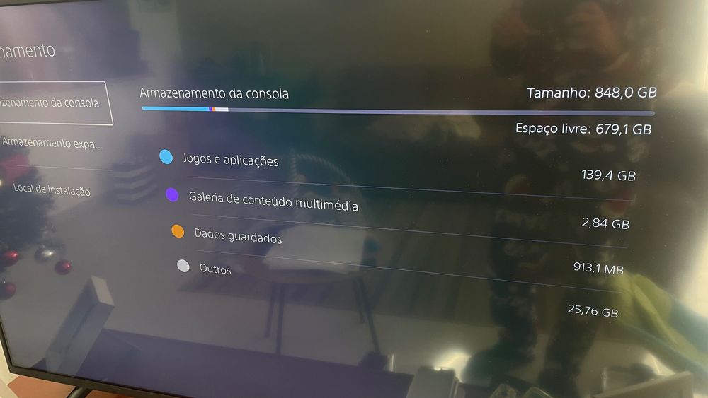 PlayStation 5 Slim 1TB com 2 comandos e HeadPhones