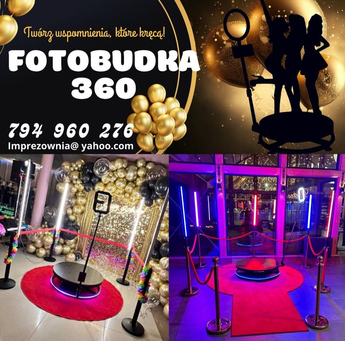Fotobudka 360 oraz Mobilny Club Imprezownia