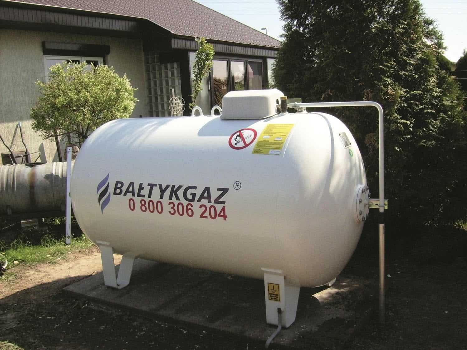 Zakup/Dzierżawa zbiornika na gaz 2700L lub większe - Propan BAŁTYKGAZ