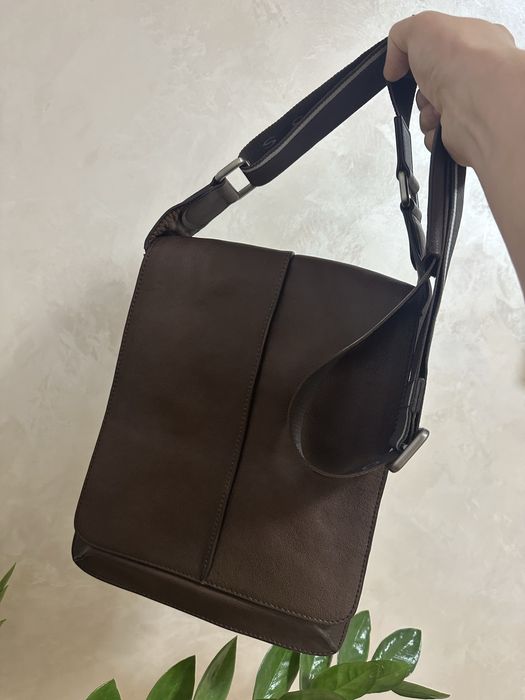 Мужская сумка HUGO BOSS оригинал натуральная кожа ремень в подарок