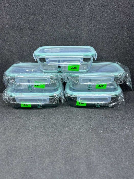 Скляний контейнер , ланчбокс 600 мл