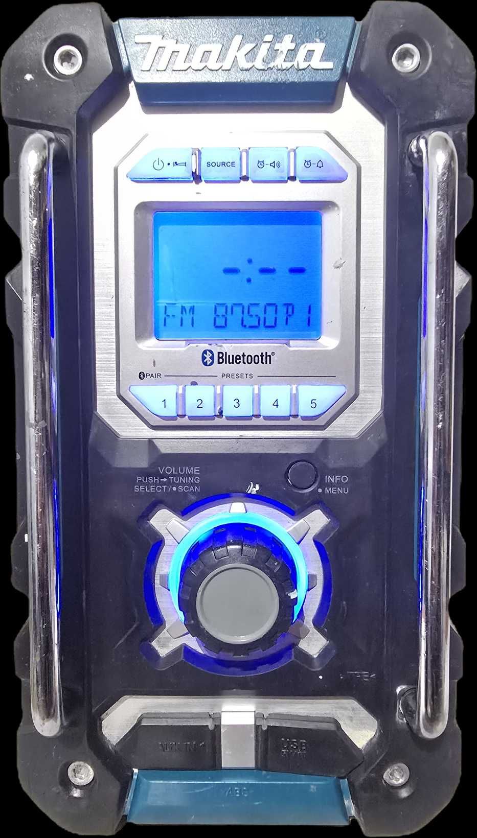 Radio budowlane Makita DMR106 bluetooth + akumulator 5.0Ah 18V
