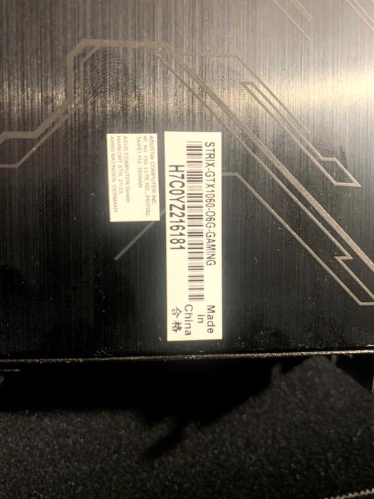 Placa Gráfica Asus Strix GTX 1060 OC 6GB