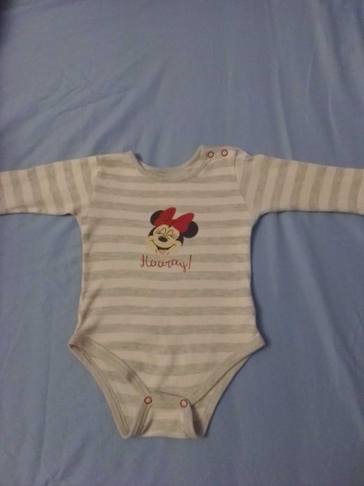 body z długim rękawem Myszka Minnie 68 dziewczynka + spodnie dresowe