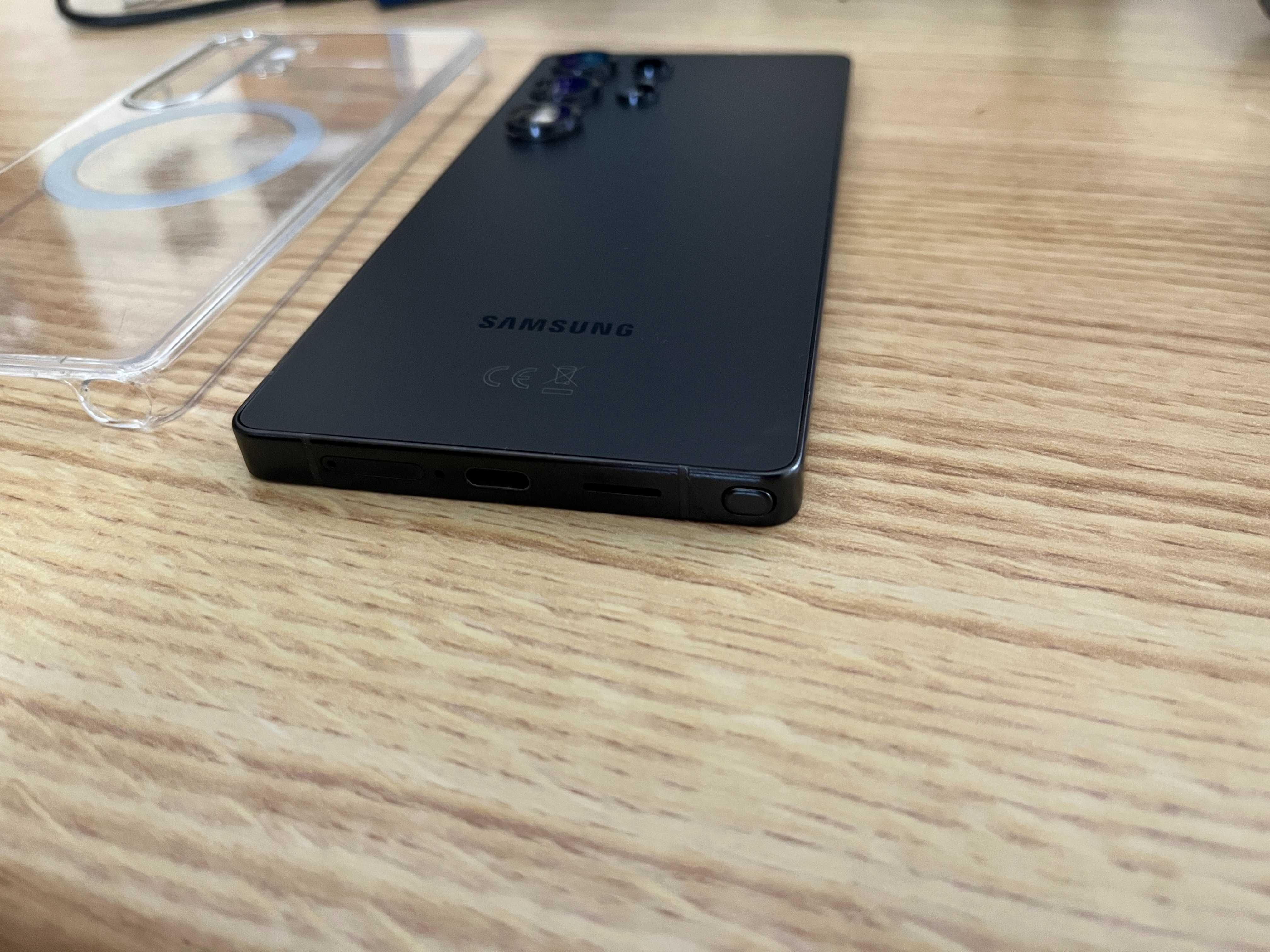 S25 Ultra Jet Black 512 GB + Samsung care + Capa magsafe transaparente