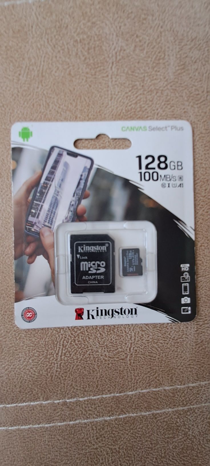 Карта пам'яті Kingston micro SD 128 GB